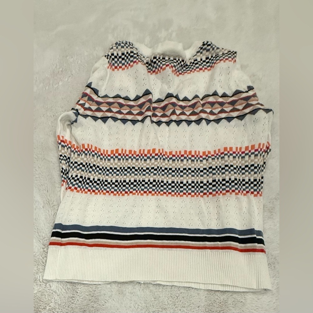 Pendleton Button Up Cardigan Aztec Design Linen B… - image 2